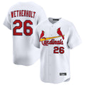 Johmsee St. Louis Cardinals #26 JJ Wetherholt Player White Home Limited Stitched Jerseys