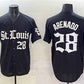 St. Louis Cardinals #28 Nolan Arenado Black 'Gothic Legacy Edition' Vapor Premier Limited Stitched Baseball Jersey