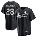 Johmsee St. Louis Cardinals #28 Nolan Arenado Player Black City Connect Home Limited Stitched Jerseys