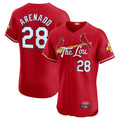 Johmsee St. Louis Cardinals #28 Nolan Arenado Player Red City Connect Limited Elite Stitched Jerseys