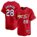 Johmsee St. Louis Cardinals #28 Nolan Arenado Player Red City Connect Limited Stitched Jerseys