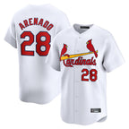 Johmsee St. Louis Cardinals #28 Nolan Arenado Player White Home Limited Stitched Jerseys