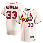 Johmsee St. Louis Cardinals #33 Brendan Donovan Player Cream Home Limited Stitched Jerseys