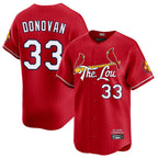 Johmsee St. Louis Cardinals #33 Brendan Donovan Player Red City Connect Limited Stitched Jerseys