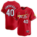 Johmsee St. Louis Cardinals #40 Willson Contreras Player Red City Connect Limited Stitched Jerseys
