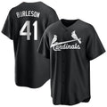 Johmsee St. Louis Cardinals #41 Alec Burlesona Player Black City Connect Home Limited Stitched Jerseys