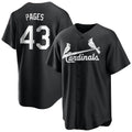 Johmsee St. Louis Cardinals #43 Pedro Pages Player Black City Connect Home Limited Stitched Jerseys
