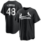 Johmsee St. Louis Cardinals #48 Ivan Herrera Player Black City Connect Home Limited Stitched Jerseys