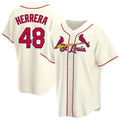 Johmsee St. Louis Cardinals #48 Ivan Herrera Player Cream Home Game Stitched Jerseys