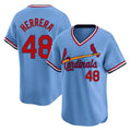 Johmsee St. Louis Cardinals #48 Ivan Herrera Player Light Blue City Connect Home T-shirt Stitched Jerseys