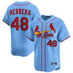 Johmsee St. Louis Cardinals #48 Ivan Herrera Player Light Blue  Home Limited Stitched Jerseys