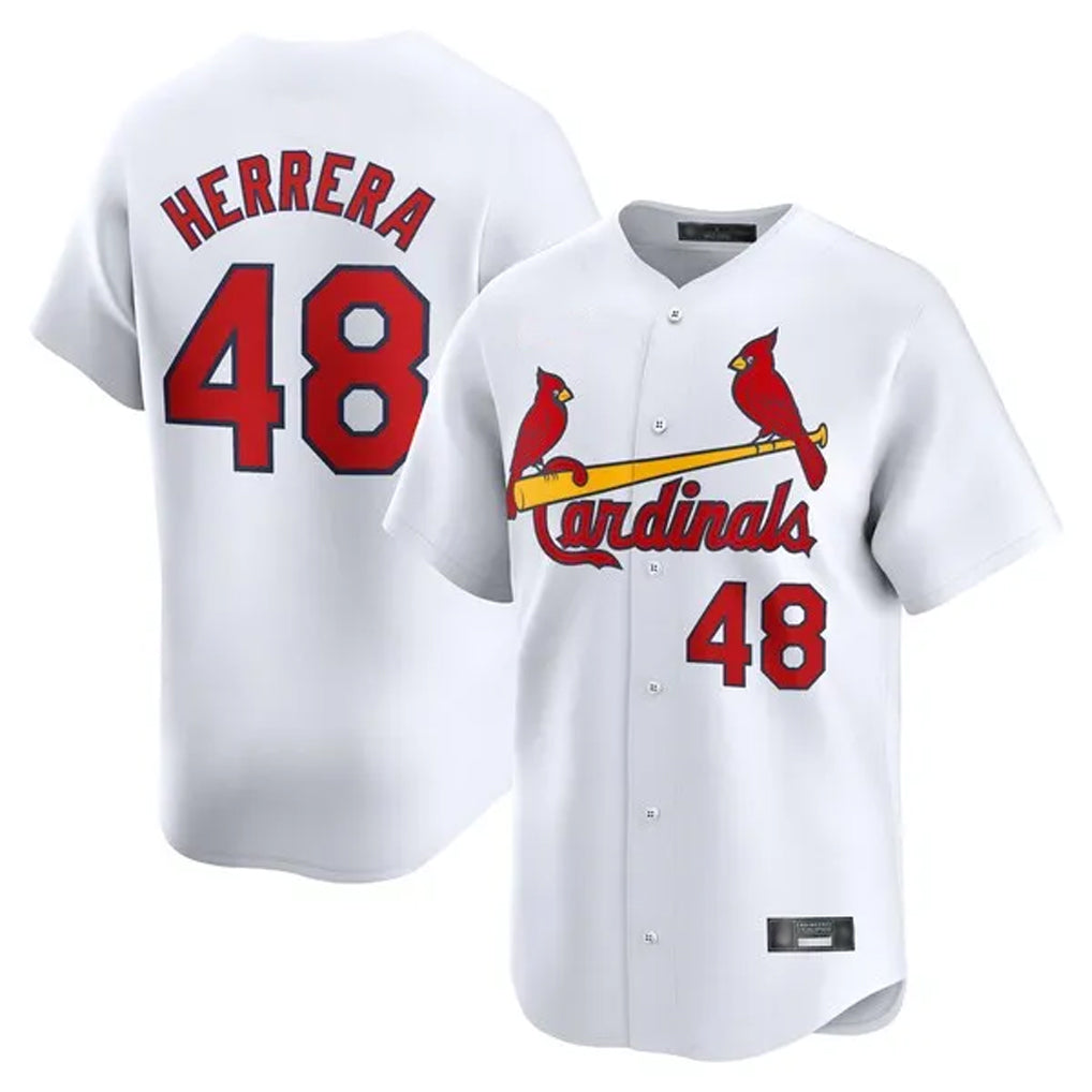 Johmsee St. Louis Cardinals #48 Ivan Herrera Player White Home Limited Stitched Jerseys