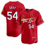 Johmsee St. Louis Cardinals #54 Sonny Gray Player Red City Connect Limited Stitched Jerseys