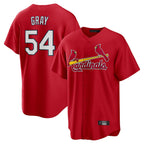 Johmsee St. Louis Cardinals #54 Sonny Gray Player Red Home Game Stitched Jerseys