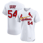 Johmsee St. Louis Cardinals #54 Sonny Gray Player White Home Limited Elite Stitched Jerseys