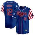 Johmsee T.Bay Rays #12 Wade Boggs Player Royal 2025 Independence Day Vapor Premier Limited Stitched Jerseys
