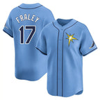 Johmsee T.Bay Rays #17 Jake Fraley Player Light Blue Home Limited Stitched Jerseys
