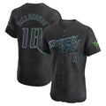 Johmsee T.Bay Rays #18 Shane McClanahan Player Black City Connect Home Limited Elite Stitched Jerseys