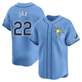 Johmsee T.Bay Rays #22 Griffin Jax Player Light Blue Home Limited Stitched Jerseys