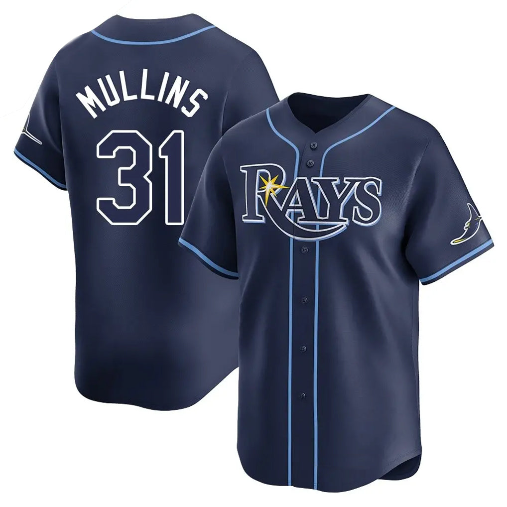 Johmsee T.Bay Rays #31 Cedric Mullins Player Navy Home Limited Stitched Jerseys