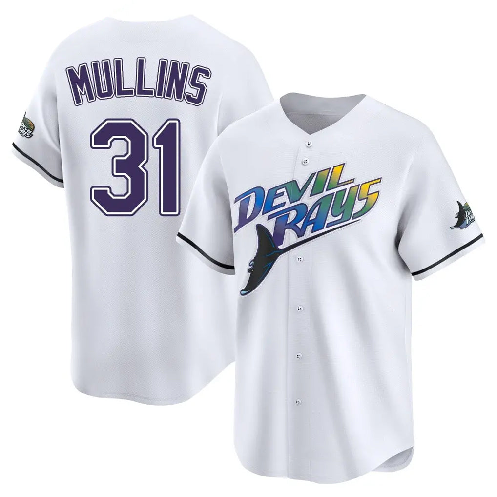 Johmsee T.Bay Rays #31 Cedric Mullins Player White City Connect Home Stitched Jerseys