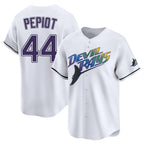 Johmsee T.Bay Rays #44 Ryan Pepiot Player White City Connect Home Stitched Jerseys