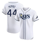 Johmsee T.Bay Rays #44 Ryan Pepiot Player White Home Limited Elite Stitched Jerseys