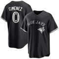 Johmsee T.Blue Jays #0 Andres Gimenez Player Black Home Game Stitched Jerseys
