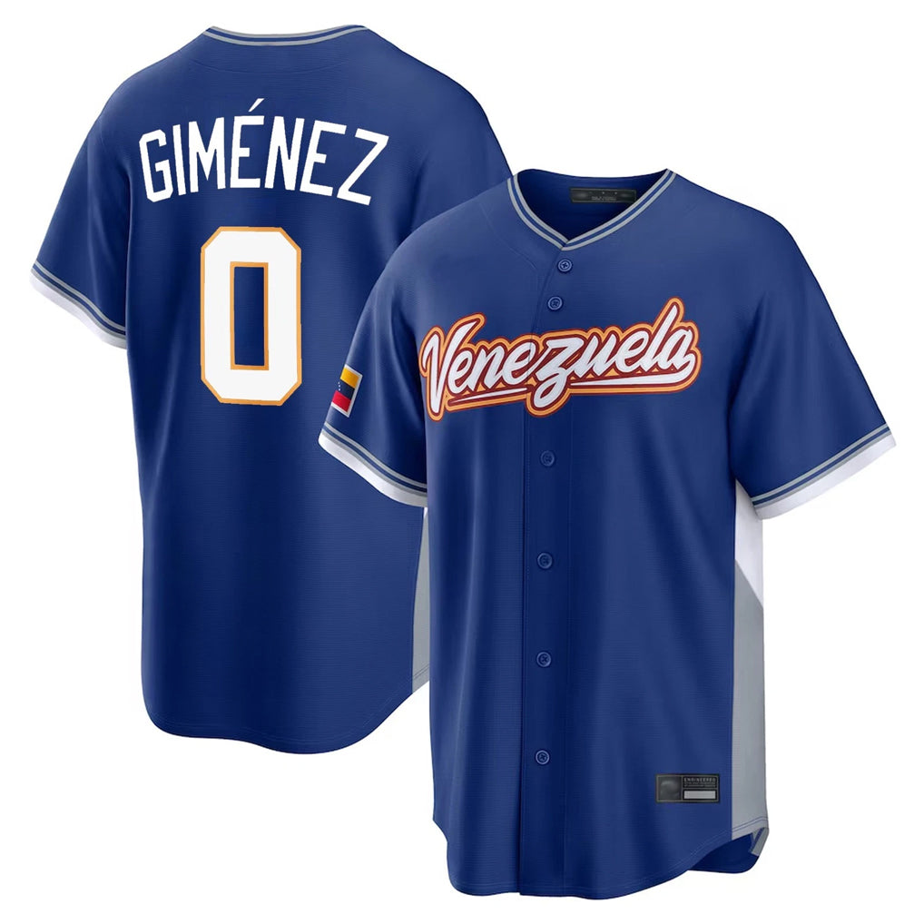 Johmsee T.Blue Jays #0 Andres Gimenez Player Royal 2026 World Series Classic Limited Stitched Jerseys