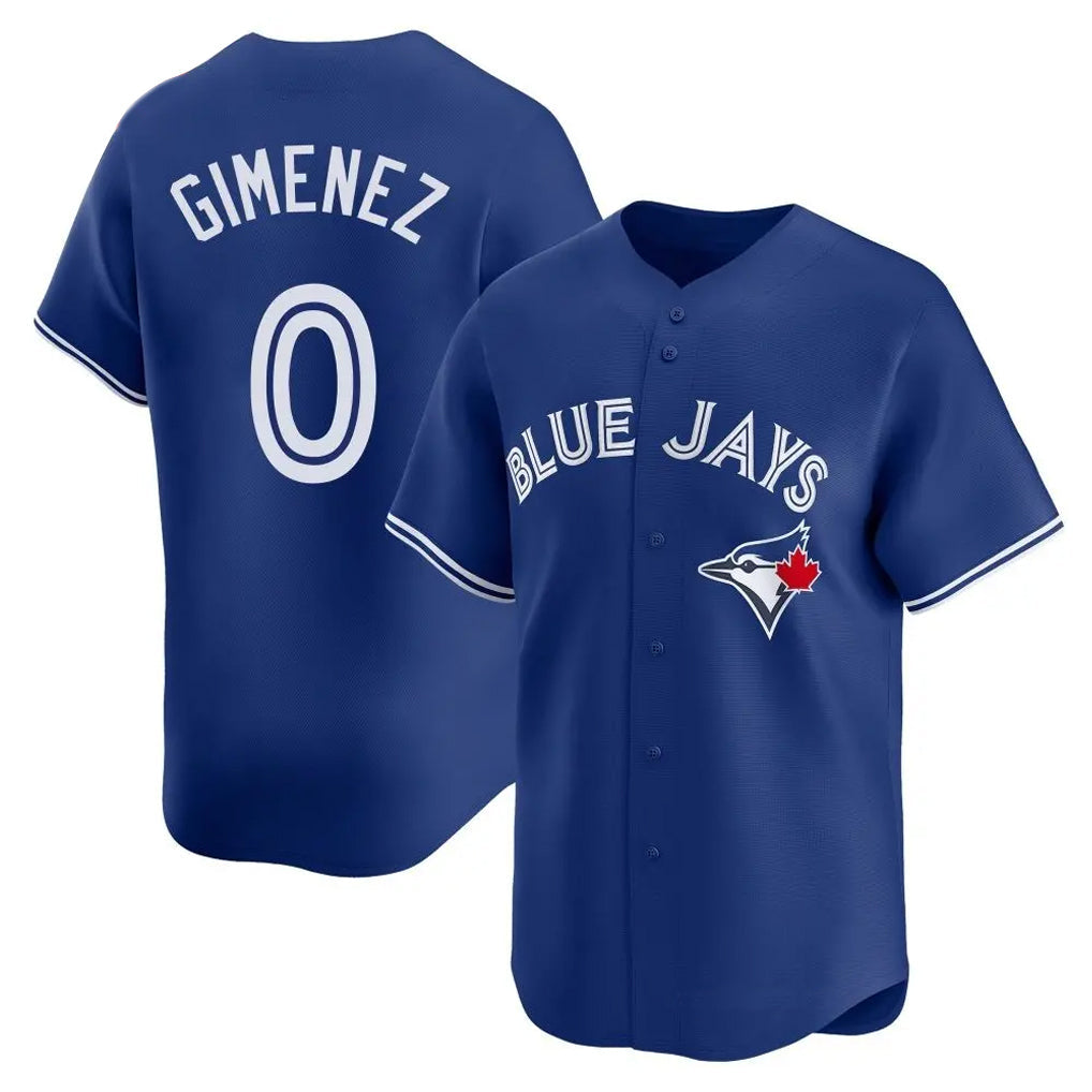 Johmsee T.Blue Jays #0 Andres Gimenez Player Royal Home Game Stitched Jerseys