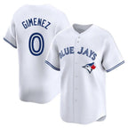Johmsee T.Blue Jays #0 Andres Gimenez Player White Home Limited Stitched Jerseys