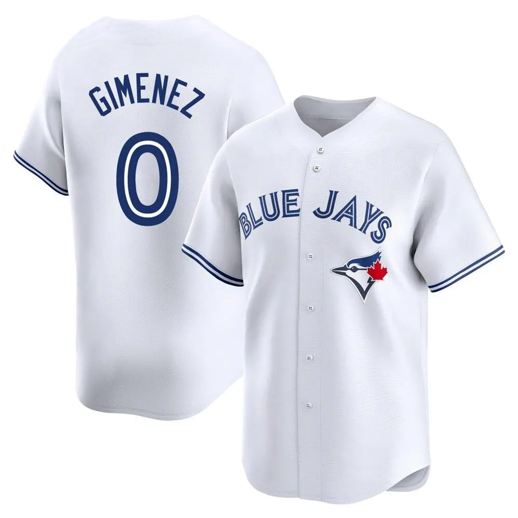 Johmsee T.Blue Jays #0 Andres Gimenez Player White Home Limited Stitched Jerseys