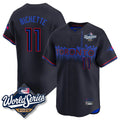Johmsee T.Blue Jays #11 Bo Bichette Player Black 2025 World Series City Connect Limited Stitched Jerseys