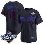 Johmsee T.Blue Jays #11 Bo Bichette Player Black 2025 World Series City Connect Limited Stitched Jerseys