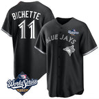 Johmsee T.Blue Jays #11 Bo Bichette Player Black 2025 World Series Game Stitched Jerseys