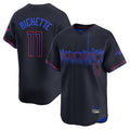 Johmsee T.Blue Jays #11 Bo Bichette Player Black City Connect Limited Home Stitched Jerseys