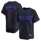 Johmsee T.Blue Jays #11 Bo Bichette Player Black City Connect Limited Home Stitched Jerseys