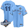 Johmsee T.Blue Jays #11 Bo Bichette Player Blue 2025 World Series Game Stitched Jerseys