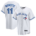 Johmsee T.Blue Jays #11 Bo Bichette Player White Home Limited Stitched Jerseys