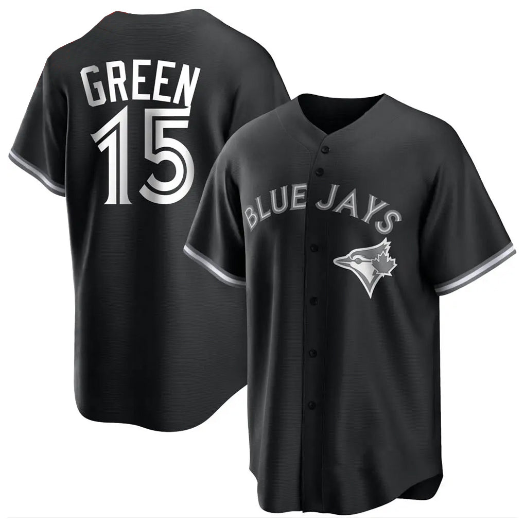 Johmsee T.Blue Jays #15 Chad Green Player Black City Connect Limited Stitched Jerseys