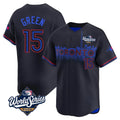 Johmsee T.Blue Jays #15 Chad Green Player Black&Blue 2025 World Series City Connect Stitched Jerseys