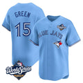 Johmsee T.Blue Jays #15 Chad Green Player Blue 2025 World Series Game Stitched Jerseys