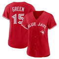 Johmsee T.Blue Jays #15 Chad Green Player Red Home Limited Stitched Jerseys