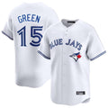 Johmsee T.Blue Jays #15 Chad Green Player White Home Limited Stitched Jerseys