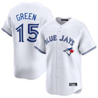 Johmsee T.Blue Jays #15 Chad Green Player White Home Limited Stitched Jerseys