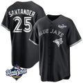 Johmsee T.Blue Jays #25 Anthony Santander Player Black 2025 World Series City Connect Limited Stitched Jerseys