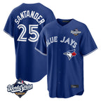 Johmsee T.Blue Jays #25 Anthony Santander Player Navy 2025 World Series Home Limited Stitched Jerseys