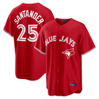Johmsee T.Blue Jays #25 Anthony Santander Player Red Home Limited Stitched Jerseys