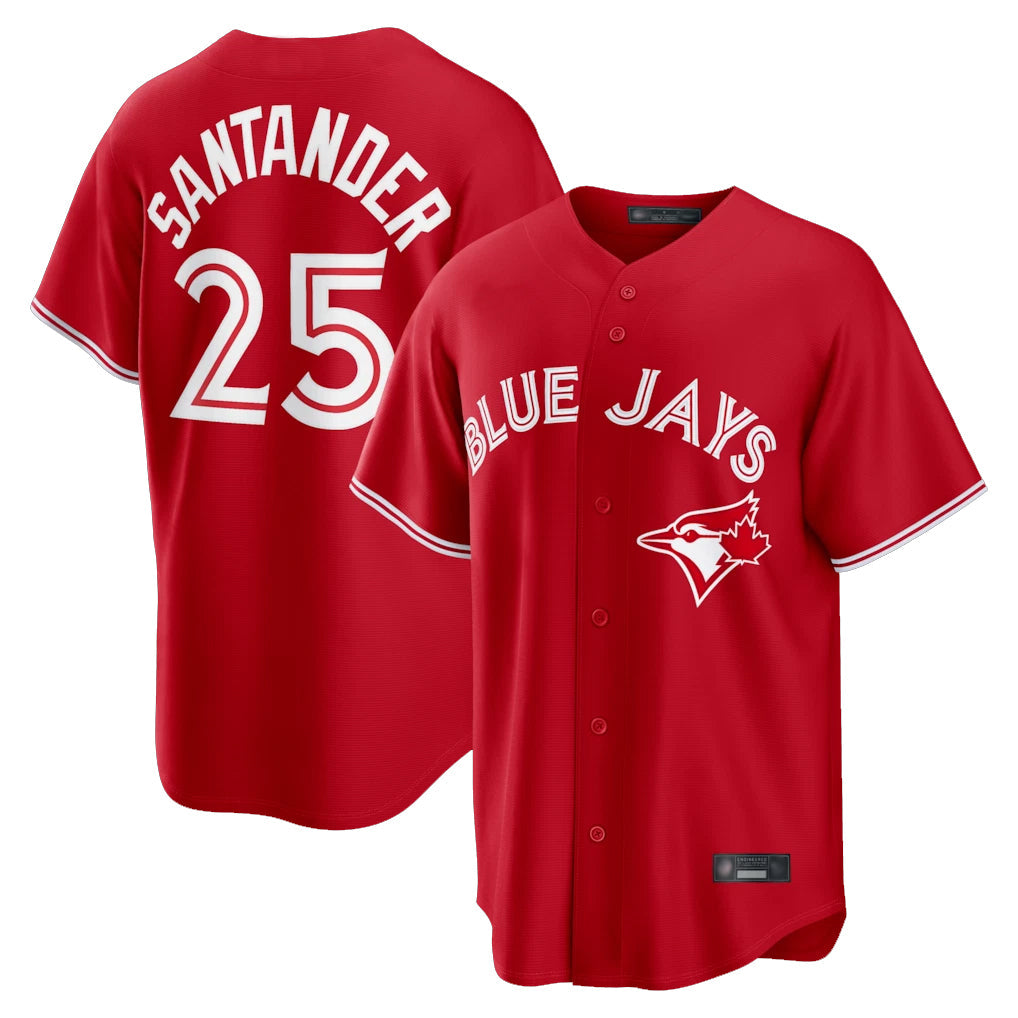 Johmsee T.Blue Jays #25 Anthony Santander Player Red Home Limited Stitched Jerseys