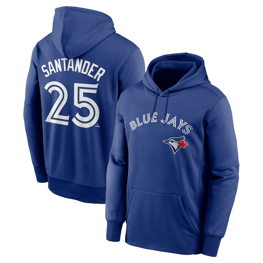 Johmsee T.Blue Jays #25 Anthony Santander Player Royal Performance Pullover Hoodie